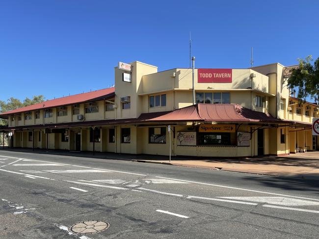 Todd Tavern in Alice Springs is one of the oldest pubs in Alice Springs. Picture: Lee Robinson.