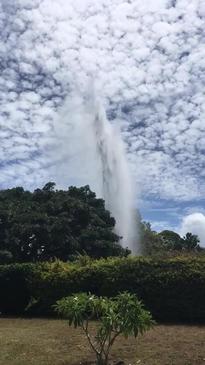 Water main burst