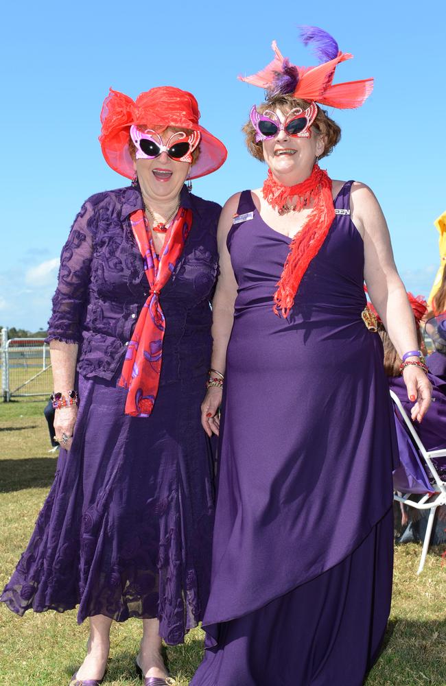 Agnes White of Alstonville and Alison Sheperd of Ballina at the Ballina Cup. Picture: Patrick Gorbunovs