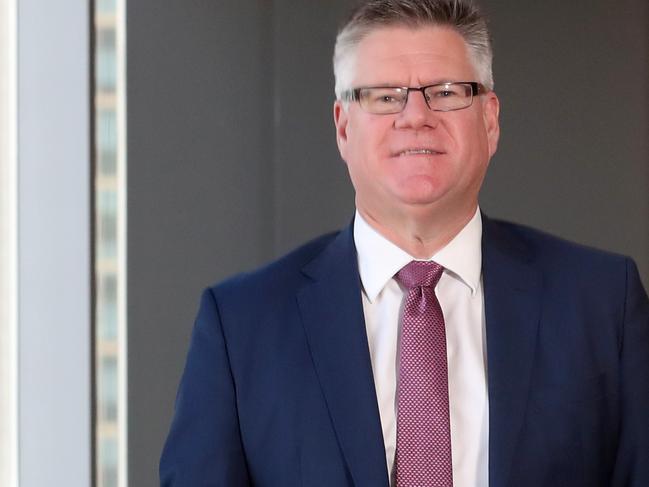 27/08/201 CEO of accounting firm EY Tony Johnson in his Melbourne office.  Picture : David Geraghty / The Australian.