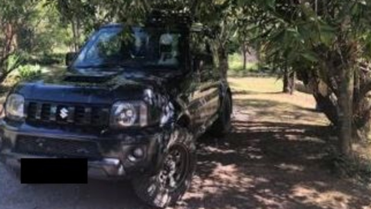 Zara Fischer’s Suzuki Jimny was stolen from her Goomeri home on Monday night and found ditched at Kingaroy on Tuesday morning. Photo: Zara Fischer.