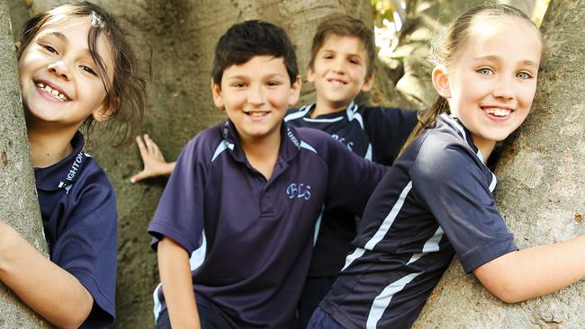 Boosted brain power: Isabella, Roman, Luka, and India. Picture: Justin Lloyd