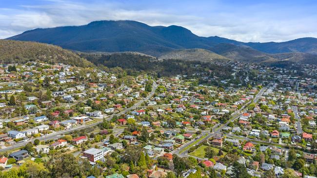 Hobart aerial. Picture: Supplied