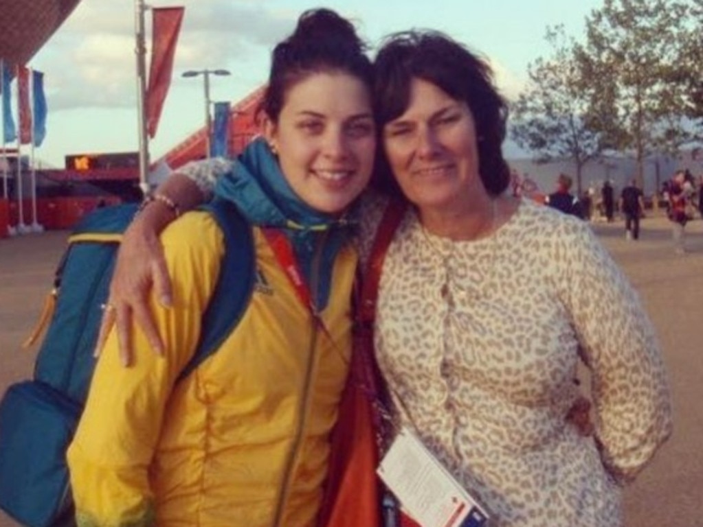 Melissa Hoskins with her mother Amanda. Picture: Supplied