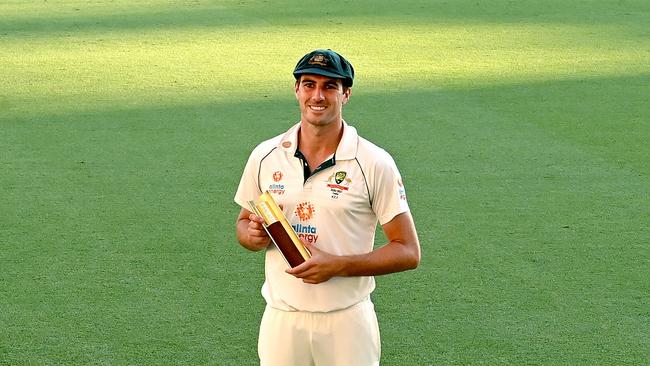 Pat Cummins is another serious contender to take over the Australian captaincy. Picture: Getty