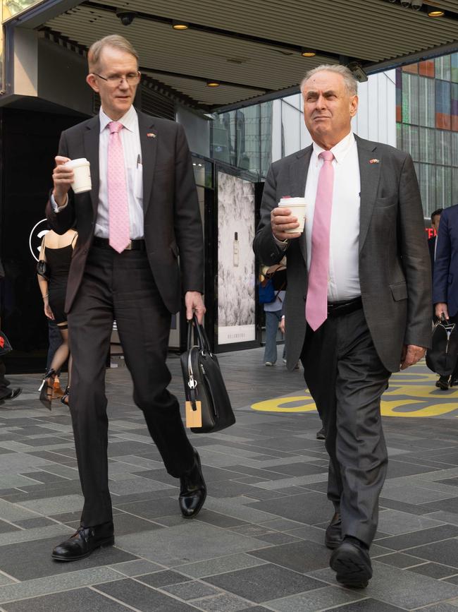 Australia’s ambassador to China Graham Fletcher and Don Farrell in Beijing last year.