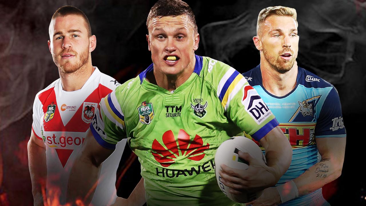 Euan Aitken, Jack Wighton and Bryce Cartwright will be feeling the heat this weekend.