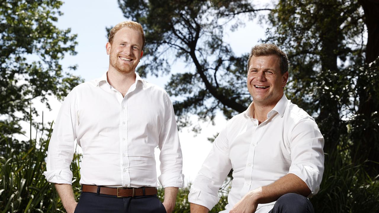 Iren’s Roberts brothers, Dan, left, and Will are bullish on the AI boom. Picture: Tim Hunter