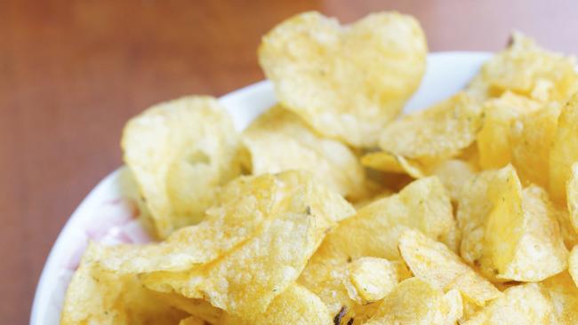 Salty snacks are tasty, but they dehydrate you and can lead to bloating.