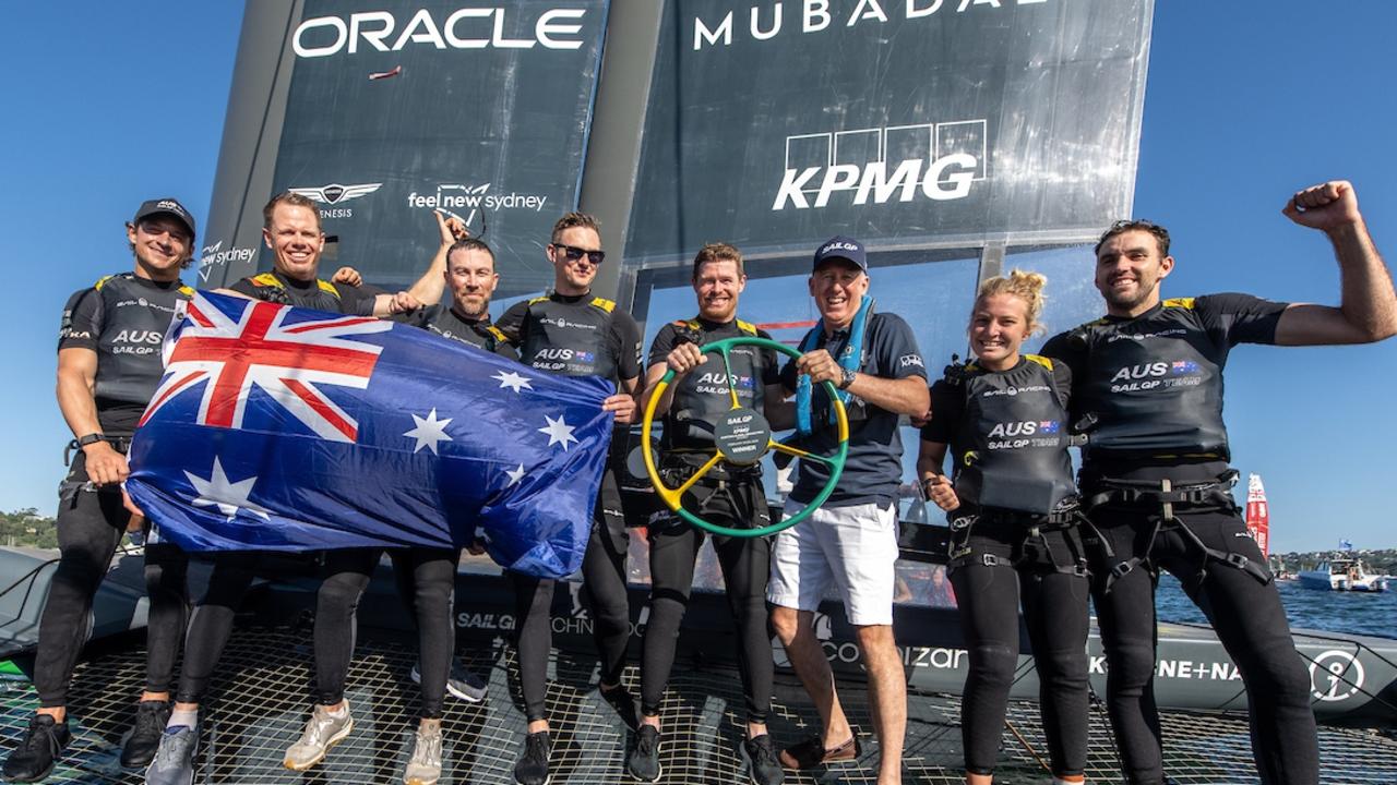 The rest of Australia’s SailGP team is staying on. Photo: Ricardo Pinto for SailGP.