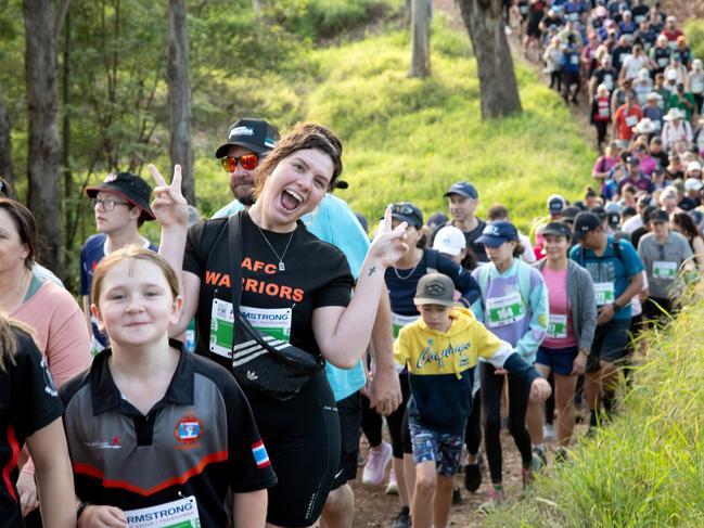 Caitlin Martini at the start of the 5km Hike for Homeless. The Base Services, Hike for Homeless held at Jubilee Park. October 19th, 2024