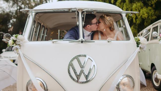 Love at first sight: Amelia Small and Jackson Law, pic: Shane Shepherd