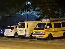 The parking problem with camper vans around Burleigh beach.