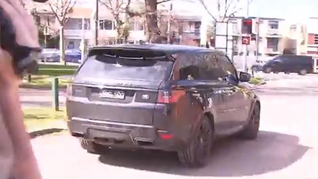 The vehicle was recovered in Melbourne’s east. Picture: 7NEWS