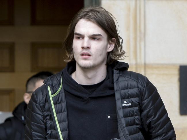 Henry Cox, not co-accused but jointly charged with supplying the meth to Ethan Ross who then used it on Amy Bowden. 23rd July 2024. Picture: Brett Hartwig