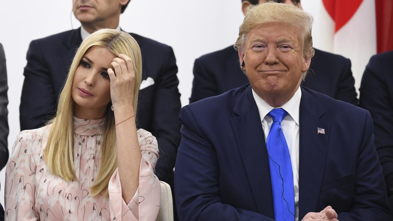 Donald Trump and Ivanka Trump. Picture: Lukas Coch/AAP