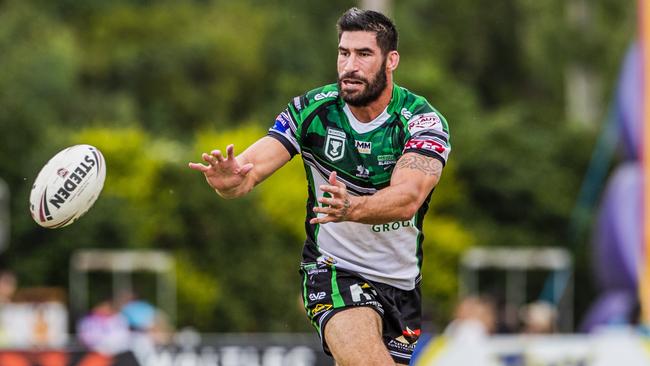 James Tamou playing for the Townsville Blackhawks in 2023. Picture: Supplied.