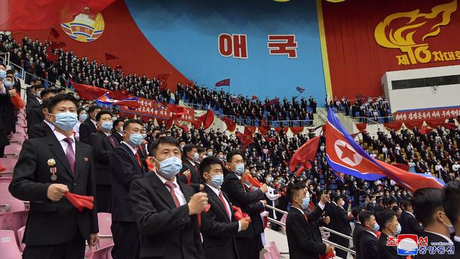 The 10th Congress of the communist youth league underway in Pyongyang at the weekend. Picture: AFP