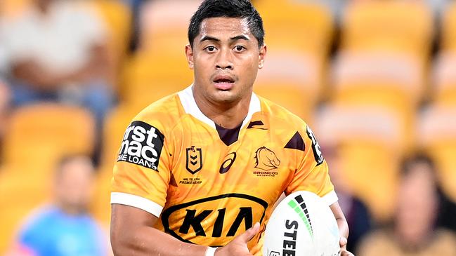 Anthony Milford in action for the Broncos earlier this year. Picture: Bradley Kanaris/Getty Images