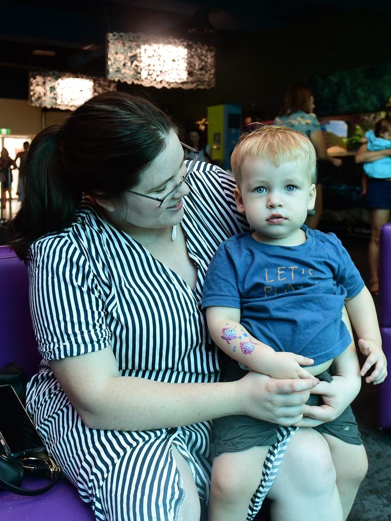 Reef HQ Aquarium's farewell party before they close for renovations. Katelyn Shepherd with Charlie Sorbello 1. Picture: Alix Sweeney