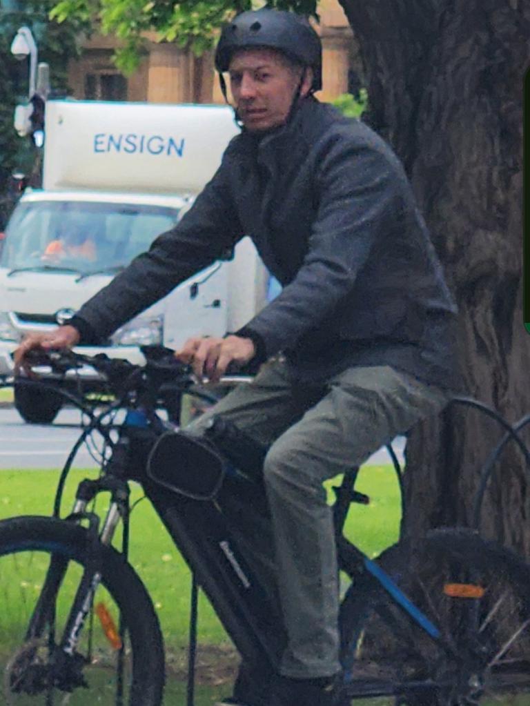 Truck driver Daniel William Scaife leaves court after sentencing submissions in his dangerous driving case. Picture: Leah Smith