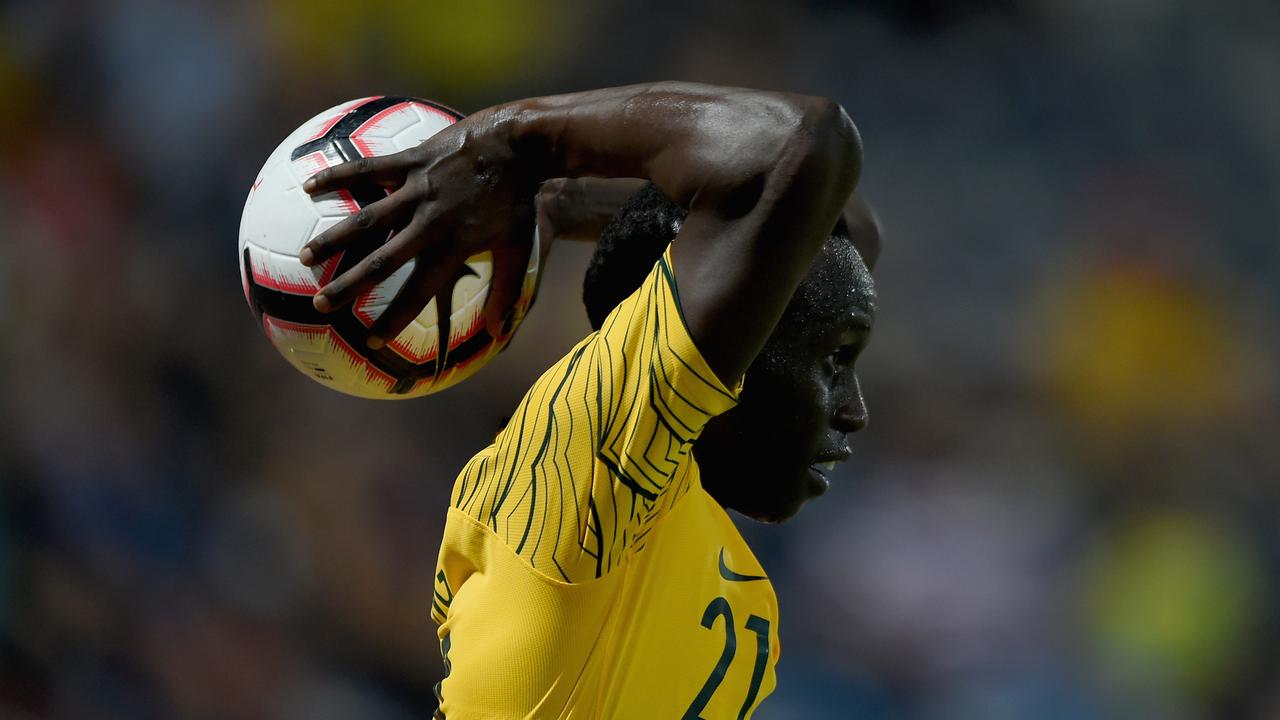 Deng’s A-League form earned him a role in the Socceroos set up.
