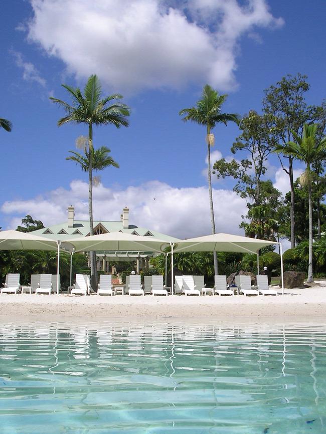 The Beach Lagoon Pool at the Sanctuary Cove Resort.