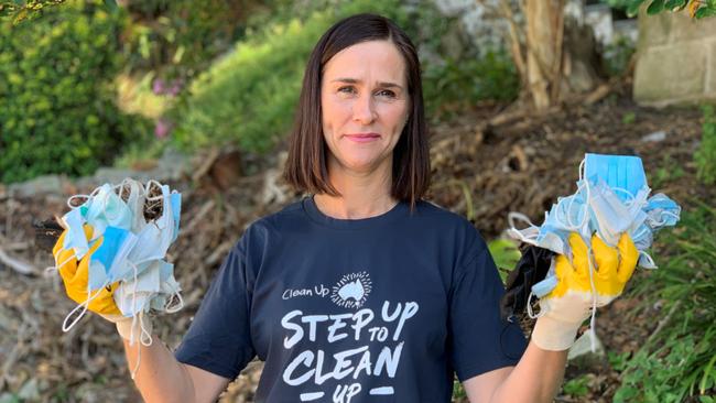 Pip Kiernan from Clean Up Australia. This year volunteers will be asked to tally the number of masks and other items of Protective Personal Equipment (PPE) they pick up. Picture: Supplied