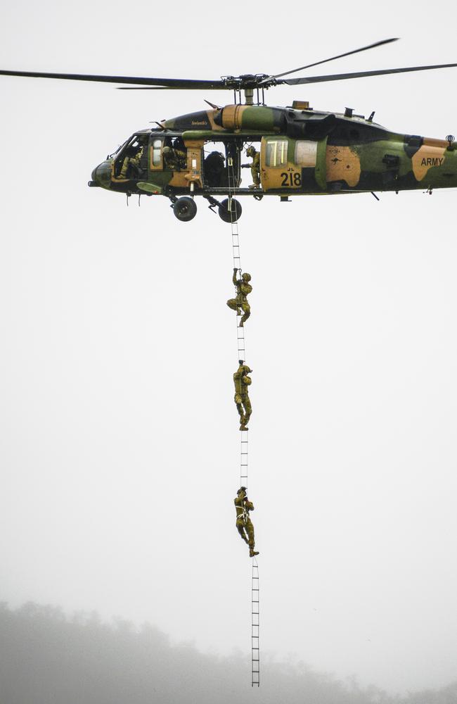 Australian Army soldiers training in Townsville, Queensland. Picture: Defence Media