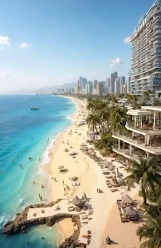 Mr Trump previously commented on wanting to ‘take over’ and ‘own’ Gaza to develop it into a modern attraction.