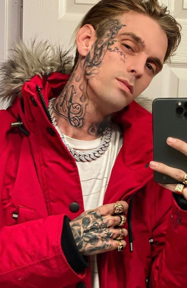 An unresponsive Carter was pronounced dead at the scene. Picture: Aaron Carter/Instagram