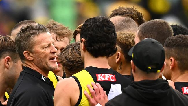 Hardwick wasn’t having it. (Photo by Quinn Rooney/Getty Images)