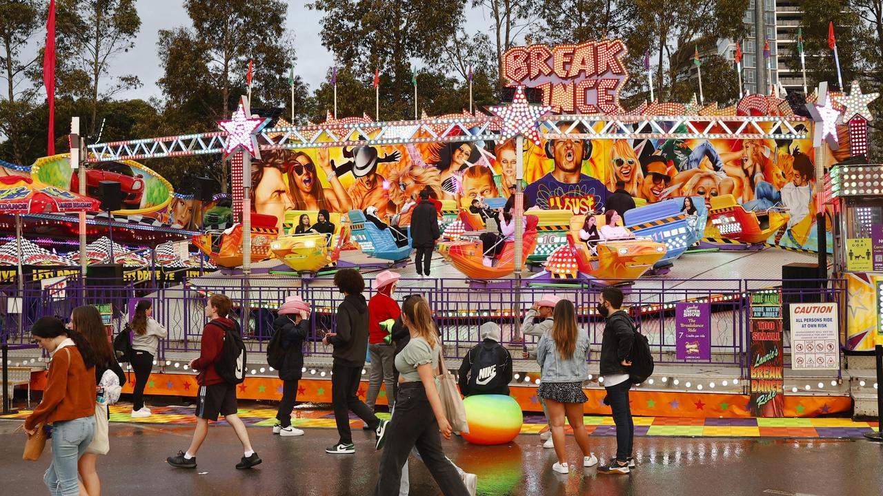 The 17-year-old was working a shift at the Royal Easter Show when the violent brawl broke out. Picture: Richard Dobson