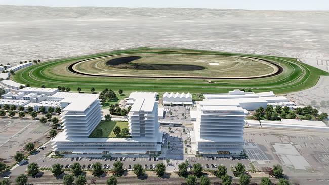 The SA Jockey Club's planned Morphettville development. Picture: Supplied,