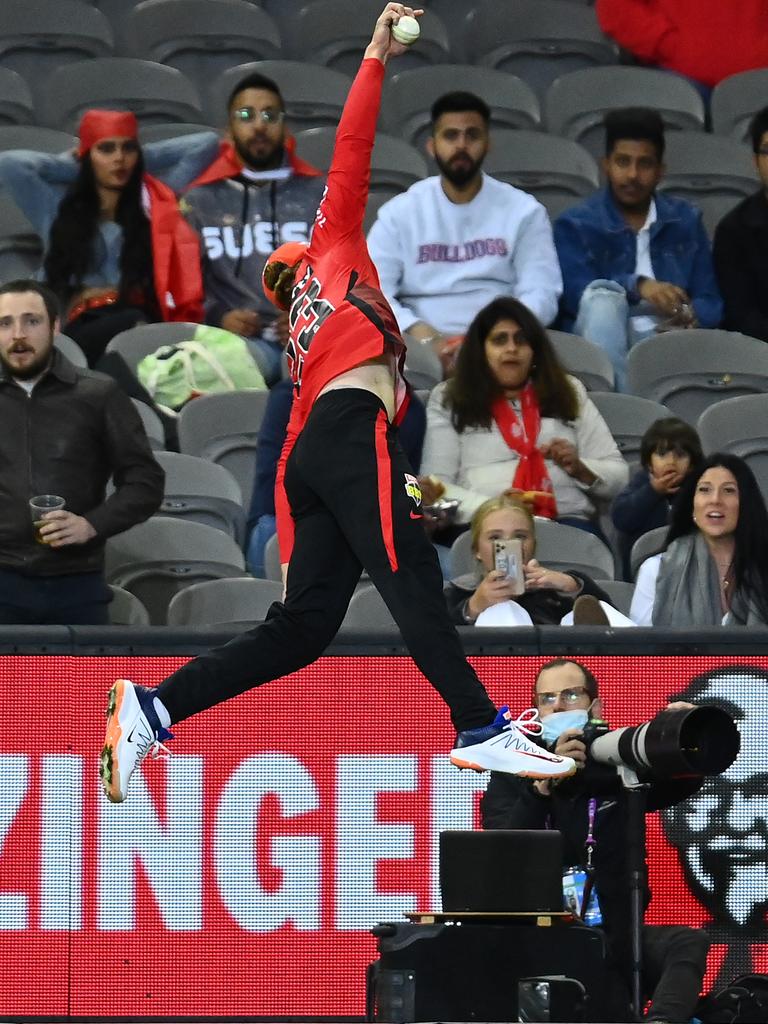 Jake Fraser-McGurk got some serious hang time. (Photo by Quinn Rooney/Getty Images)