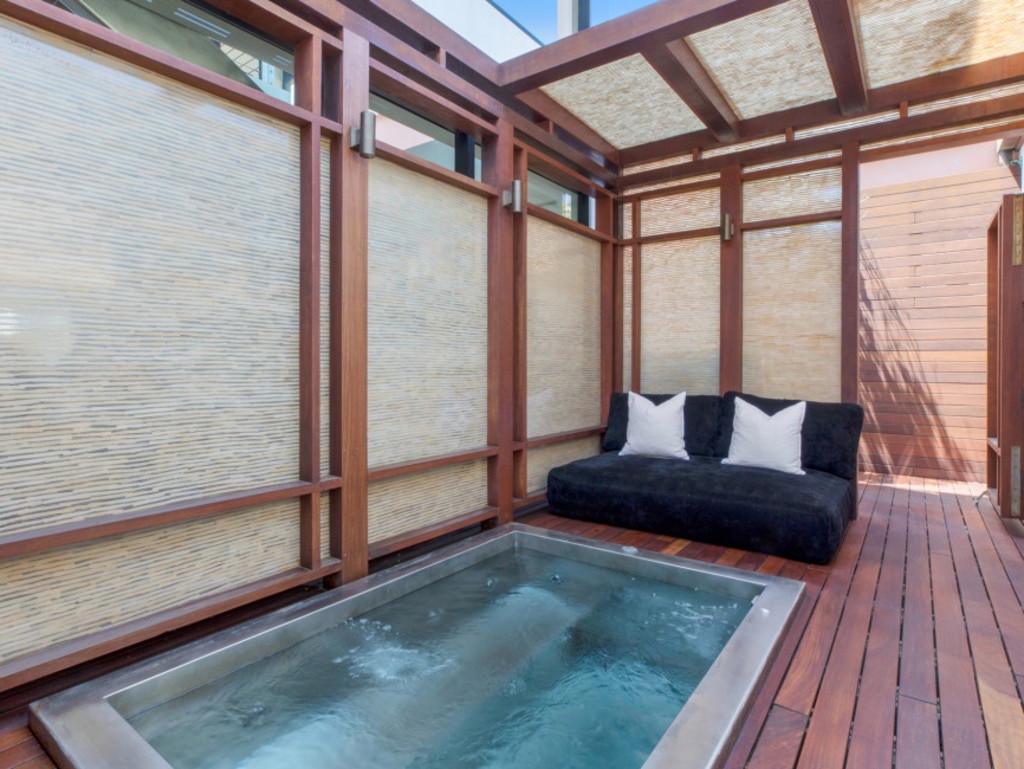 Take a little dip in the hot tub in privacy. Picture: Realtor