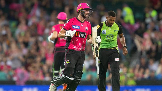 The Renegades are likely to face the Sydney Sixers in the semi-final. (AAP Image/Steve Christo) 