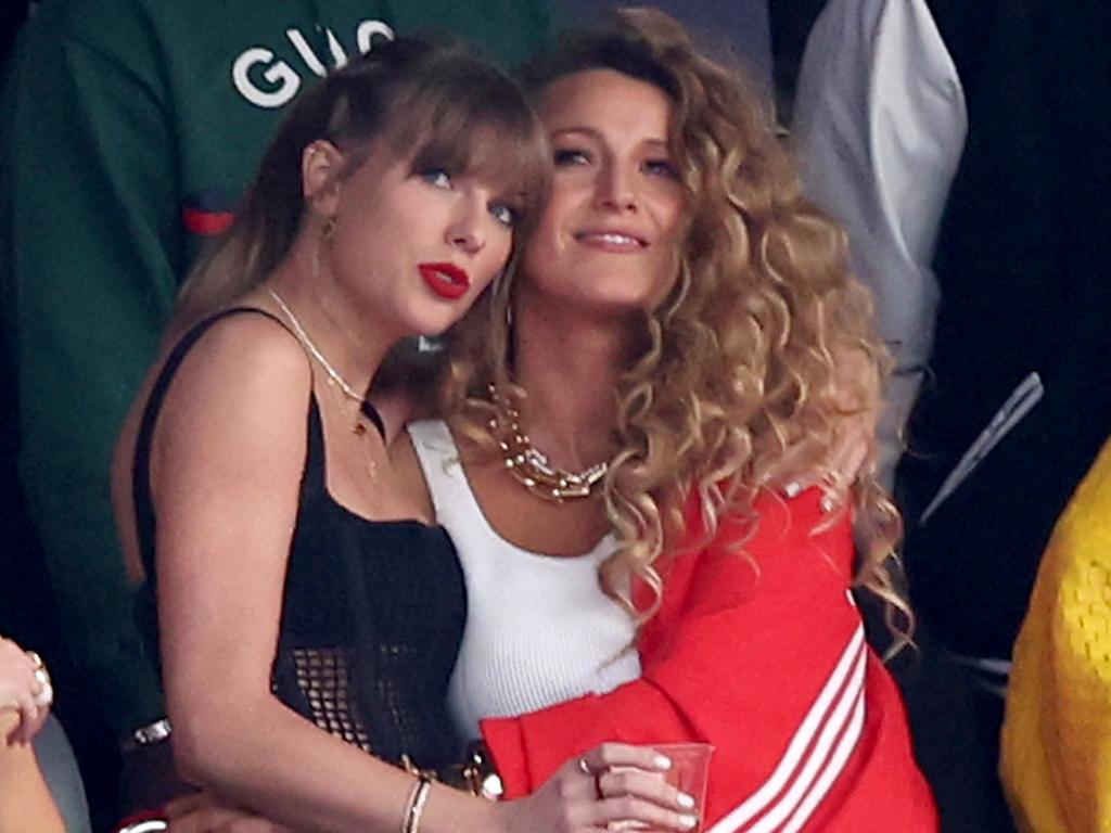 The pair at the Super Bowl last year. Picture: Steph Chambers/Getty Images