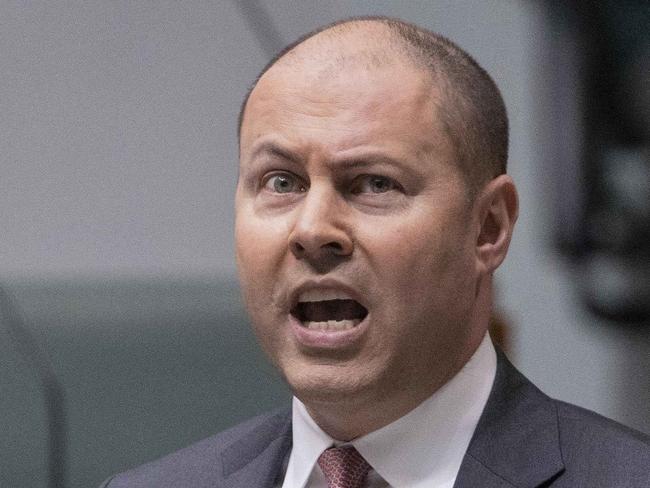 CANBERRA, AUSTRALIA-NCA NewsWire Photos SEPTEMBER 01 2020.Question Time in the House of Representatives in Parliament House in Canberra.Treasurer Josh Frydenberg , during question time in the House of Representatives at Parliament House, Canberra.Picture: NCA NewsWire / Gary Ramage