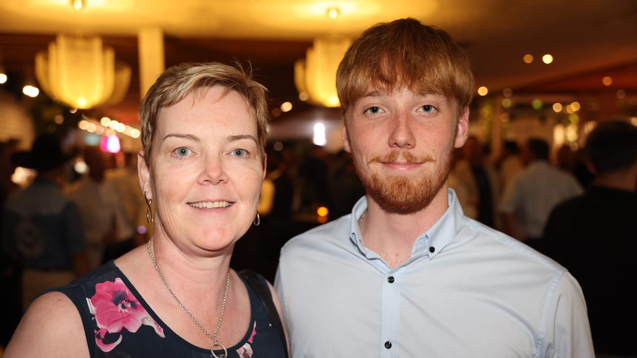 Elizabeth Libke and Ewan Libke at the Gold Coast Titans Season Launch 2024 at The Star Gold Coast Garden Bar for Gold Coast at Large. Picture: Portia Large