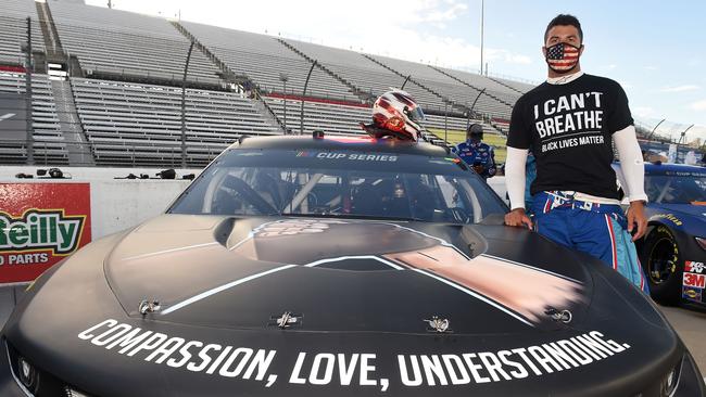 Bubba Wallace has exposed the “despicable act of racism” at Talladega