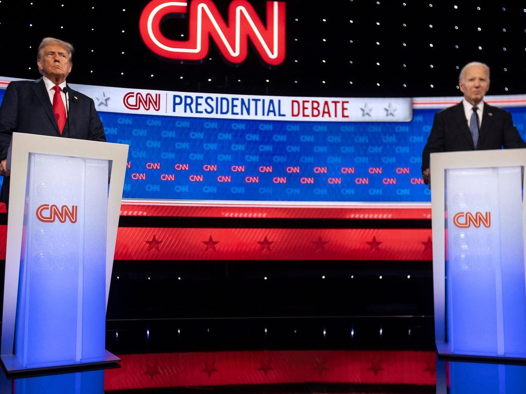 The debate was declared a “disaster” by Democrat donors. (Photo by CHRISTIAN MONTERROSA / AFP)