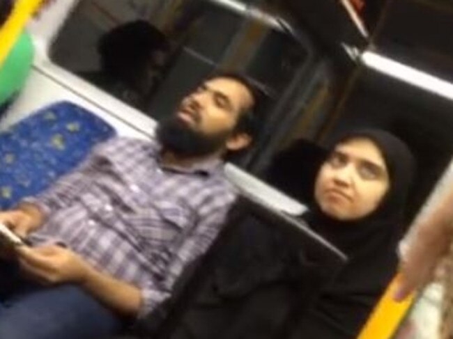 Racist train rant: Stacey Eden sticks up for Muslim couple after verbal ...
