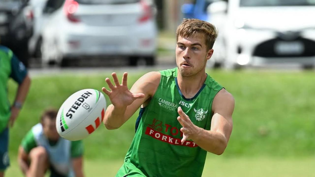 Former Parramatta youngster Ethan Sanders has made a big impression in Canberra. Picture: Raiders Instagram