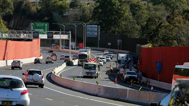 The incident occurred on the M2 in Epping on Monday.