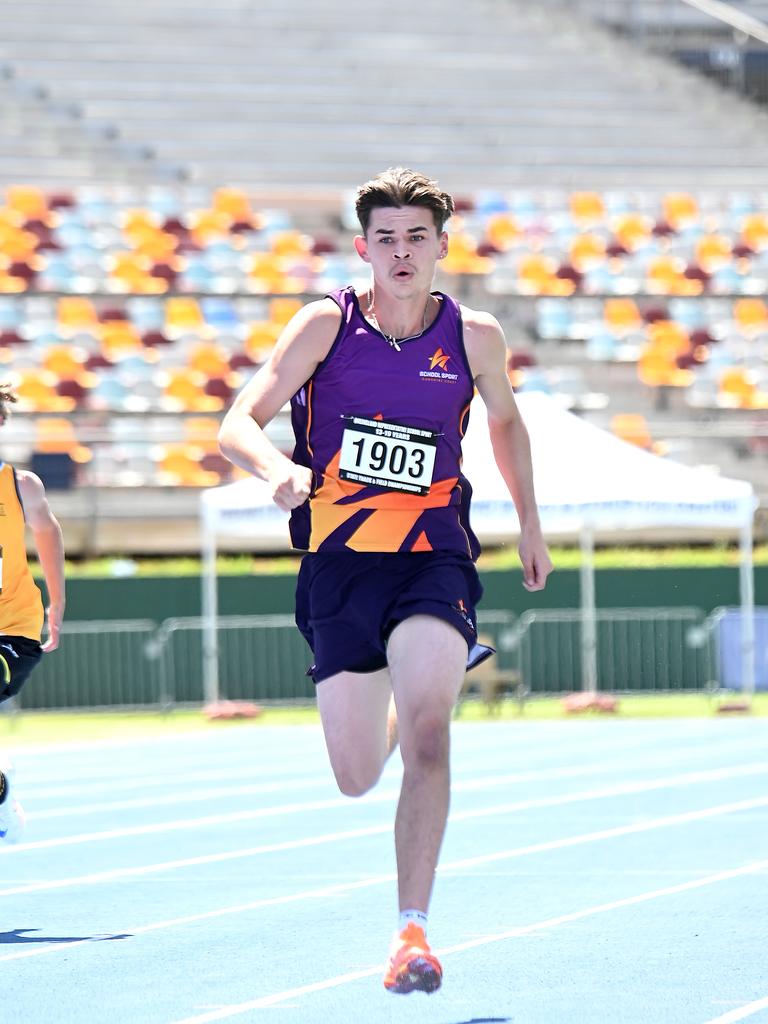 Queensland Representative School Sport track and field championships in Brisbane. Saturday October 12, 2024. Picture, John Gass