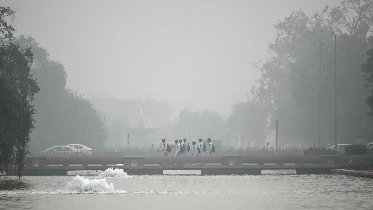 Pollution becomes bad in New Delhi each winter. Picture: Money Sharma/AFP