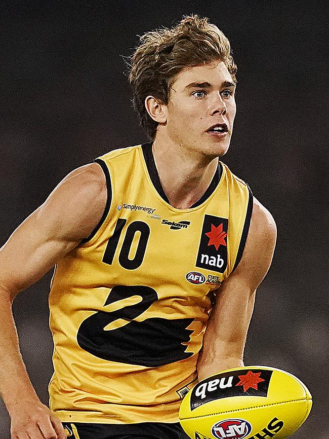 Robertson in action for WA at the Under-18 National Championships. Picture: Michael Dodge/AFL Photos via Getty Images