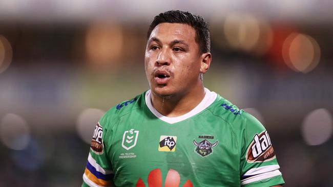 Josh Papalii playing for the Raiders. (Photo by Matt King/Getty Images)