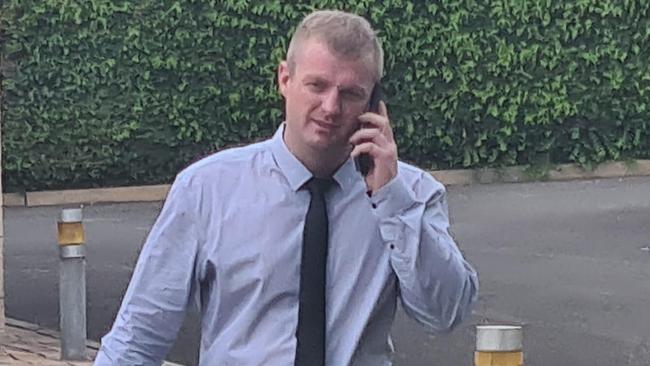 Zac James Thorp-Millard was sentenced in the Adelaide District Court appearing via video link from Mount Gambier after a 2020 drive-by shooting. Picture: Jessica Ball